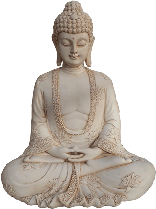 Japanese Lotus Style Meditation Buddha Statue 23cm - Meditation Lotus Position Buddha (500x500), Png Download