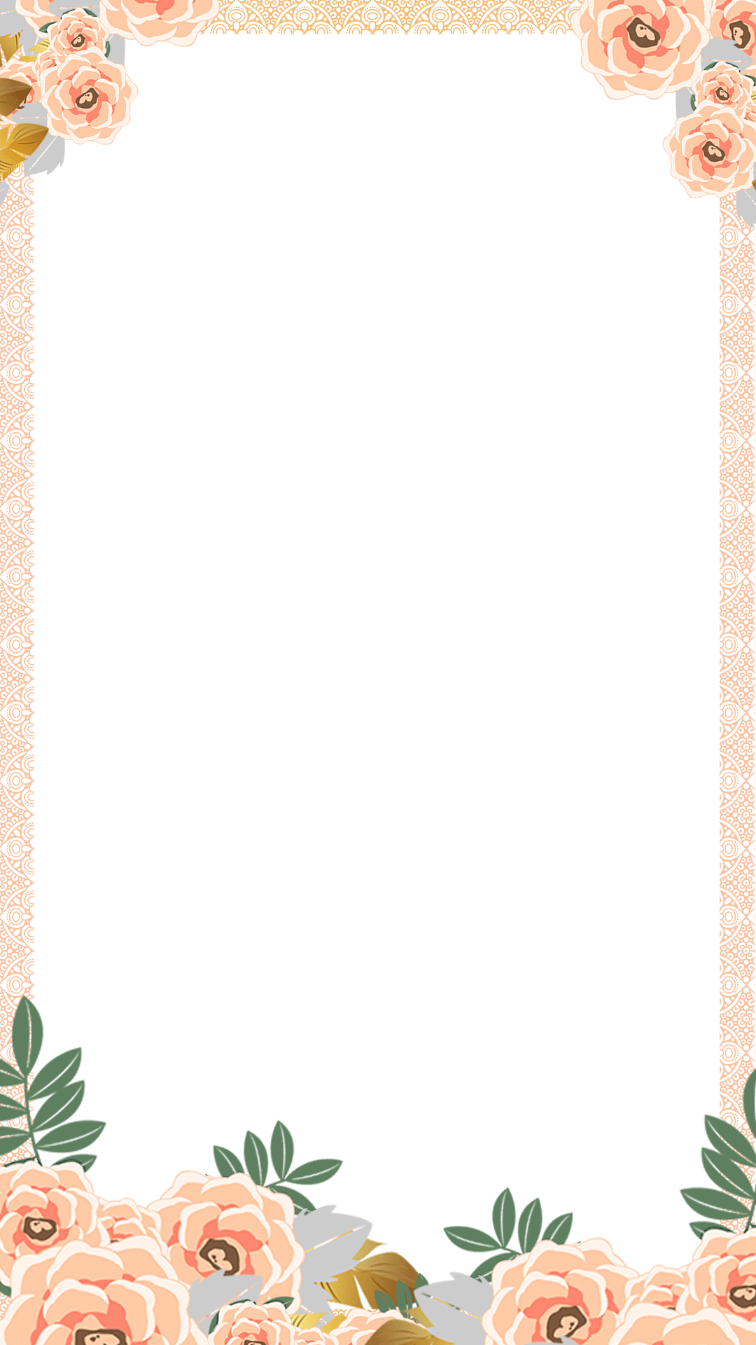 Elegant Floral Indian (1080x1920), Png Download