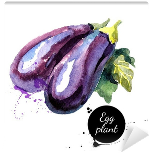 Hand Drawn Watercolor Painting On White Background - Water Color Of Vegetables (400x400), Png Download