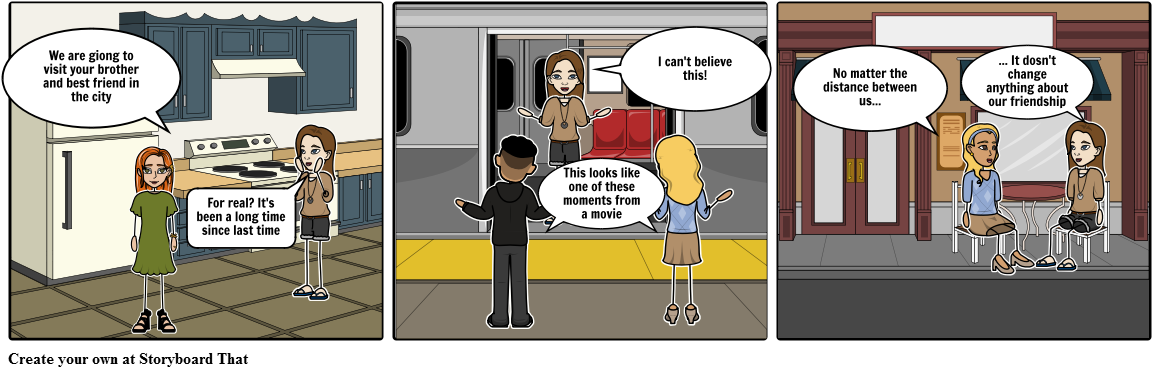 Friends - Cartoon (1164x385), Png Download