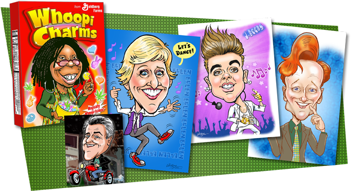 Caricatures Make Great Holiday Gifts, Birthday Gifts, - Cartoon (726x401), Png Download