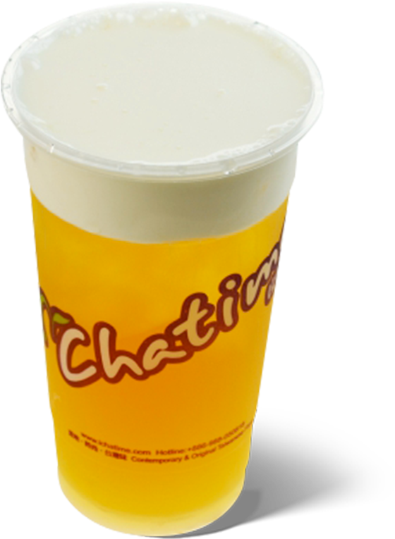 Jasmine Green Tea Mousse - Passion Fruit Green Tea Chatime (755x950), Png Download