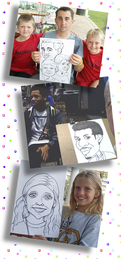 Birthday Party And Event Caricature Artists Proudly - Child (392x838), Png Download