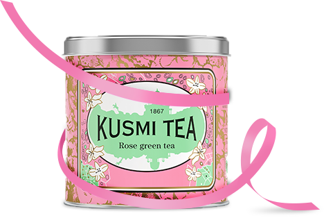 The Breast Cancer Research Foundation - Kusmi Rose Green Tea (468x314), Png Download