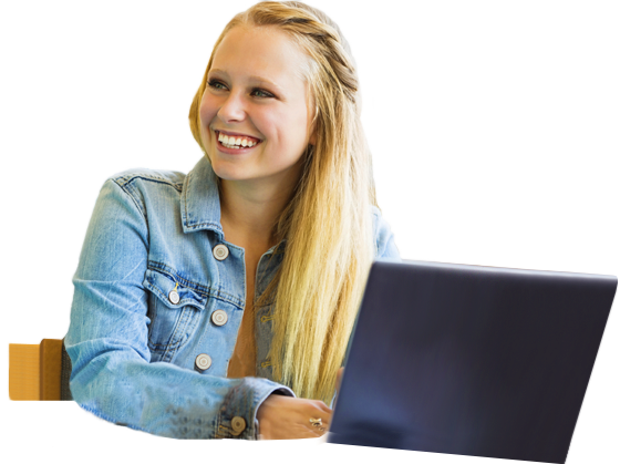 Banner Person - Girl (560x419), Png Download