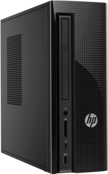 Hp Slimline 270-p000 Desktop Pc Series - Hp Slimline Desktop (474x356), Png Download
