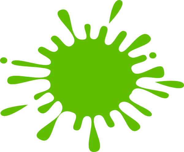 Sareez Would Love You To Print This White Ethnic Canvas - Green Paint Splash Clipart (600x495), Png Download