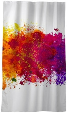Abstract Artistic Watercolor Splash Background Blackout - Colours Of The Soul (400x400), Png Download