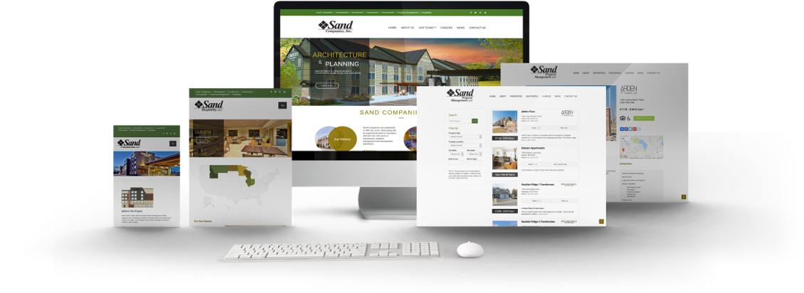 Professional Web Design Services Minnesota - Minnesota (1200x486), Png Download
