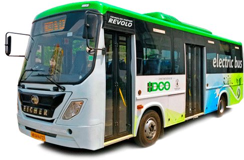 Kolkata And Pune, India, 8 May, 2018 - Kolkata New Town Electric Bus Service (500x367), Png Download