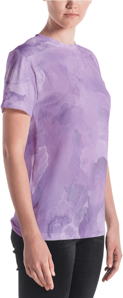 Wisteria Watercolor Women's T Shirt T Shirt Zazuze - Pumpkin Shirt - Halloween Shirt - Pumpkin Costume - (1000x1000), Png Download