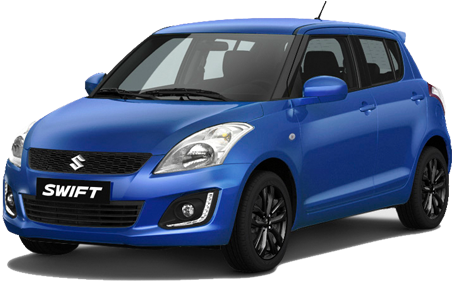 Used Swift - Honda Fit Ex Blue (535x326), Png Download