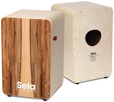 Casela Pro On/off Snare Cajon, Satin Nut - Cajon Sela Satin Nut (375x335), Png Download
