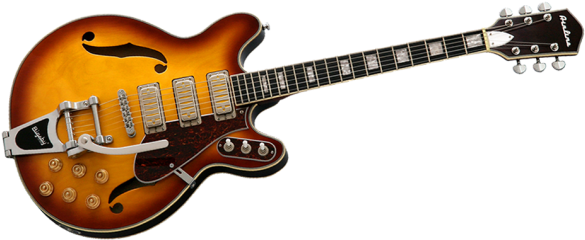Eastwood Airline H78 1960's Harmony Tribute Hollowbody (593x772), Png Download