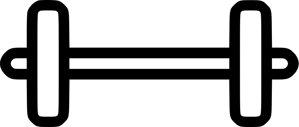 Barbells Fitness Gym Workout Exercise Weightlifting - Exercise (981x418), Png Download