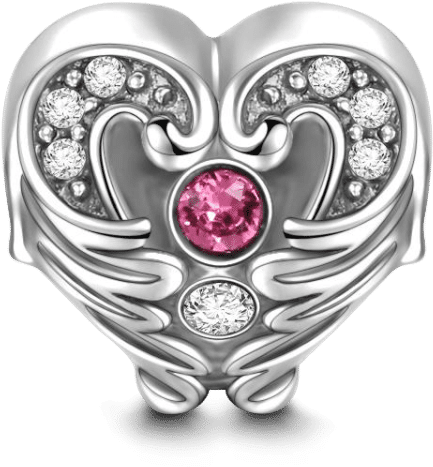 Soufeel Swarovski Crystal Wings Of Angel Charm 925 (750x750), Png Download