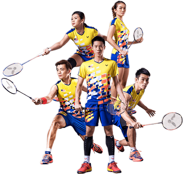 Malaysian National Team - Malaysia Badminton Kit (650x650), Png Download
