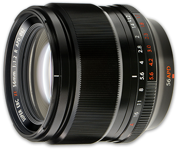 A Fast Aperture Medium-telephoto Lens That Offers Both - Fujifilm Fujinon Xf 56mm F1.2 R Apd Lens (640x640), Png Download
