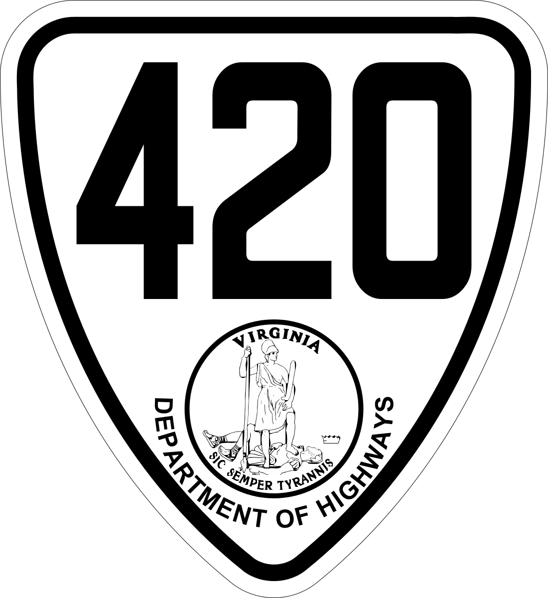 Virginia 323 - Clip Art (550x600), Png Download