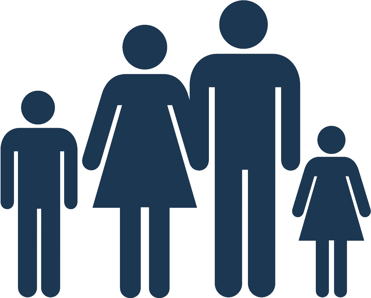 Life Insurance Clipart Personal Life - Family Icon Png White (1200x1200), Png Download