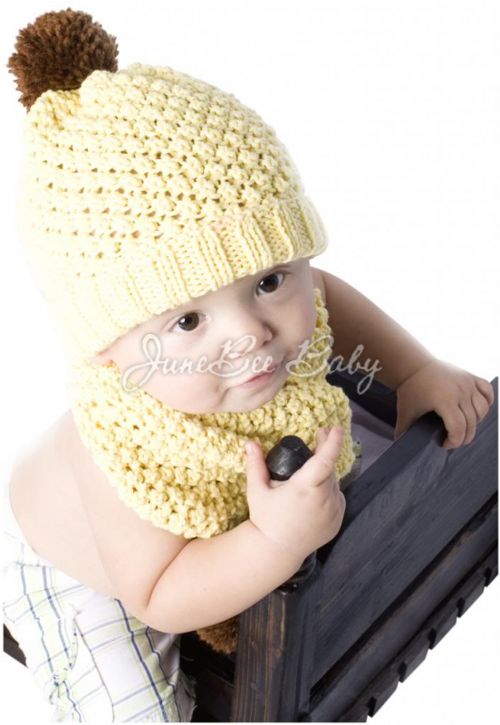 Knitting Baby Hat Boy (800x800), Png Download