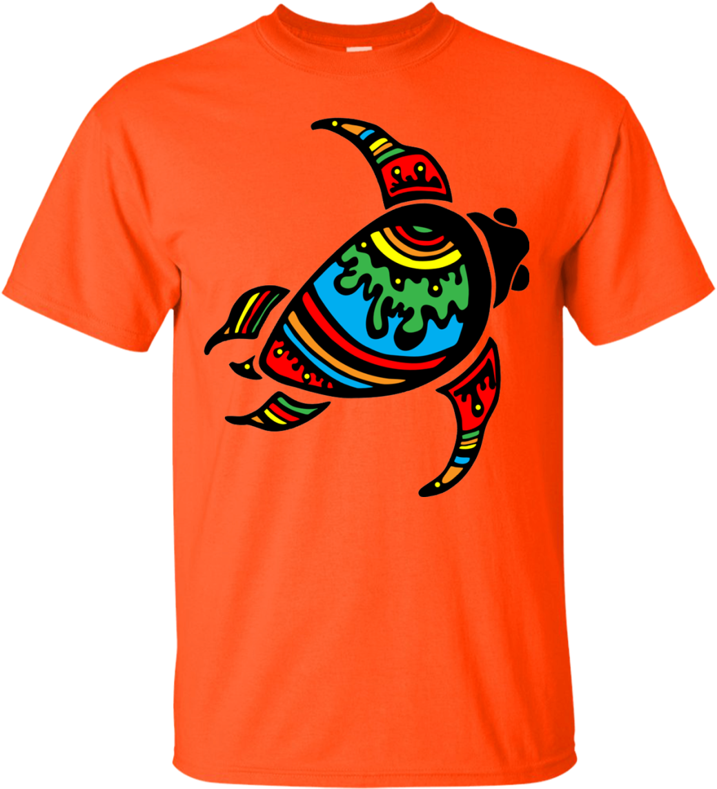 Color Splash Turtle Men's Shirts - Funny Adult Shirts (1155x1155), Png Download