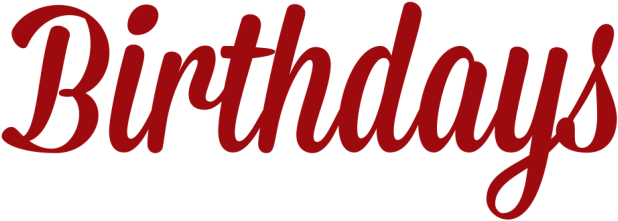 Country Music Birthdays - Echo Park Dies-celebration Word (670x268), Png Download