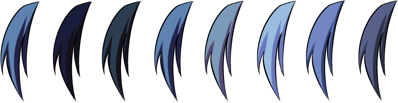 Hair - Волосы Наруто Пнг (1372x400), Png Download