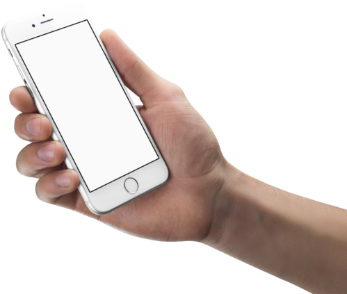 Hand Mockup (640x480), Png Download