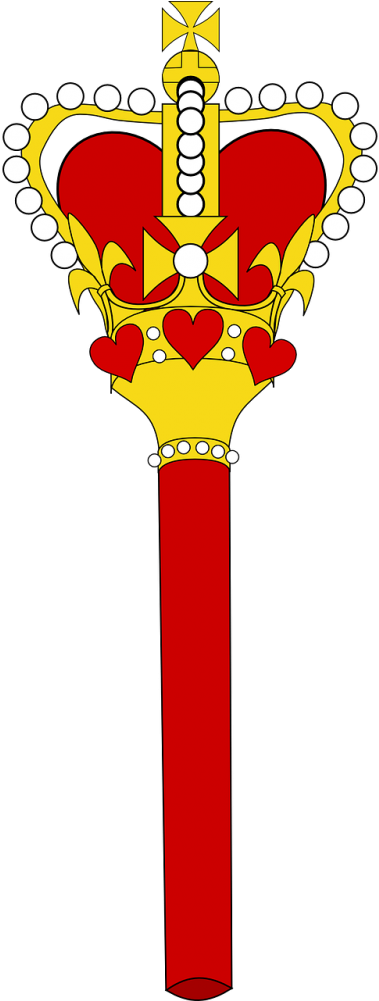 Clipart Sceptre (500x1000), Png Download