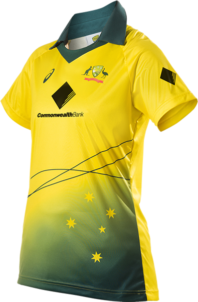 Womens Replica Odi Shirt - Australia Cricket Team Jersey 2018 (449x600), Png Download