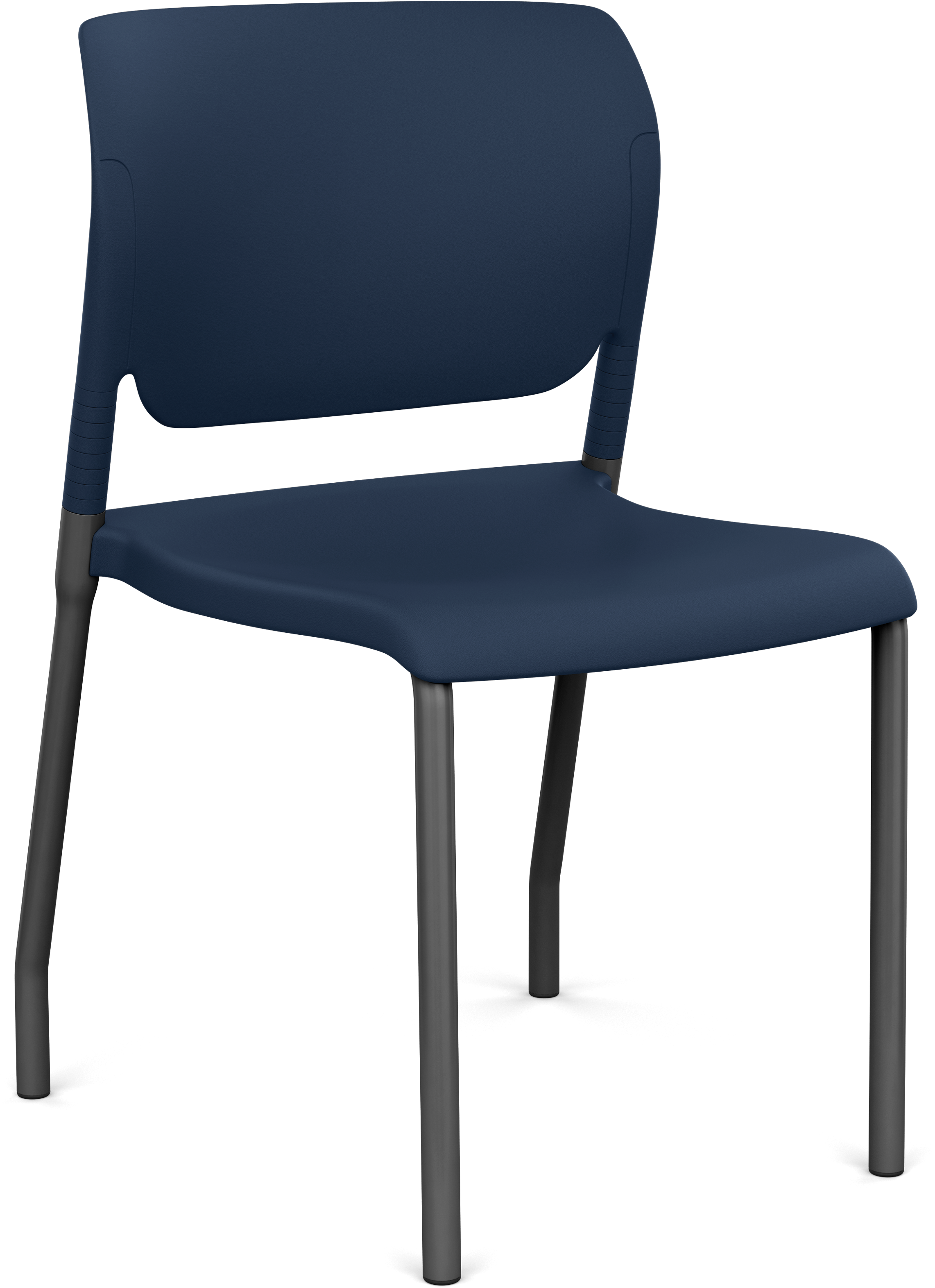 Inflex Plastic Side Chair Armless - Chair (4000x4000), Png Download