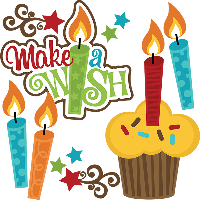 Make A Wish - Birthday Wishes Clipart (648x647), Png Download