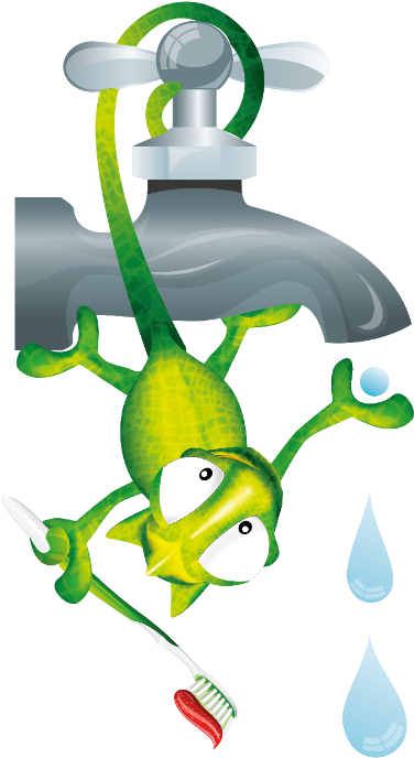 Chami Water Tap - Illustration (713x1000), Png Download
