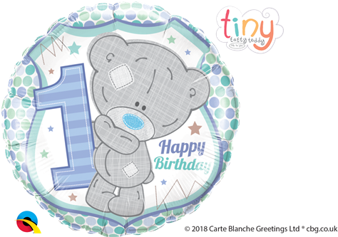 Tatty Teddy 1st Birthday (500x332), Png Download