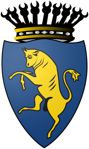 In Heraldry - Turin Coat Of Arms (299x498), Png Download