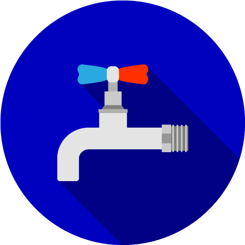 Water Faucet Icon - Blue Mountain Plumbing, Heating & Cooling (500x500), Png Download