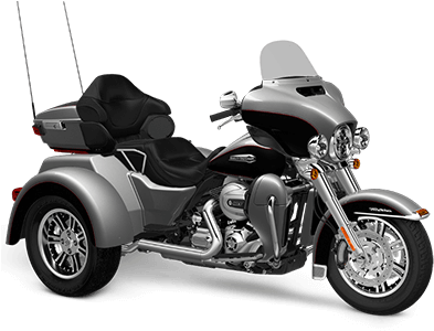 Trike - Harley Davidson Tri Glide 2018 (400x320), Png Download