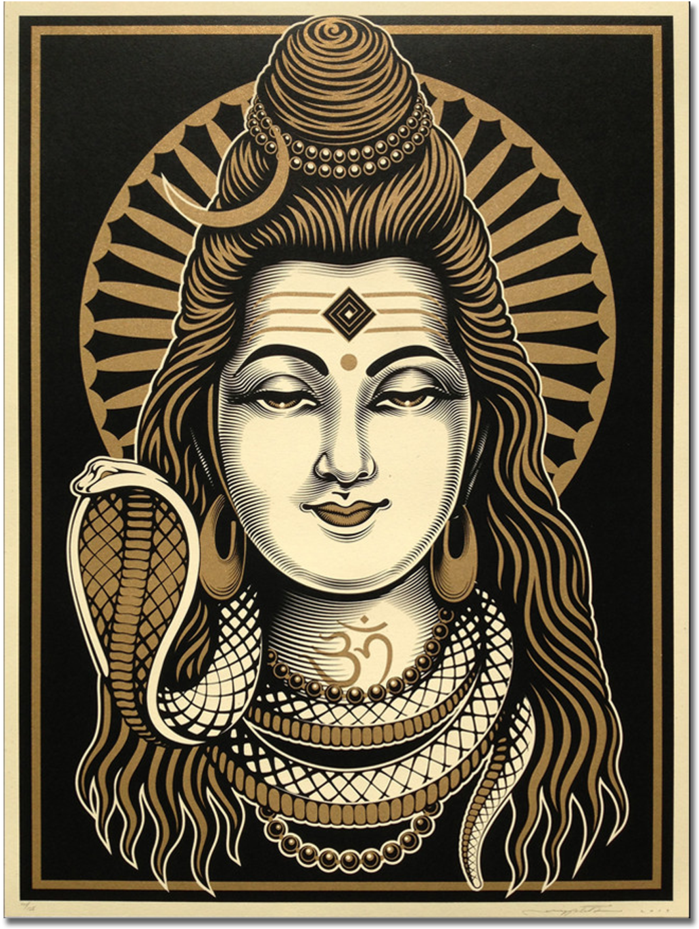 'lord Shiva' Poster - Shiva Dios Dela Destruccion (1024x1024), Png Download