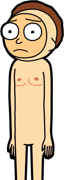 Skin Suit Morty - Rick And Morty Hawaii (300x650), Png Download