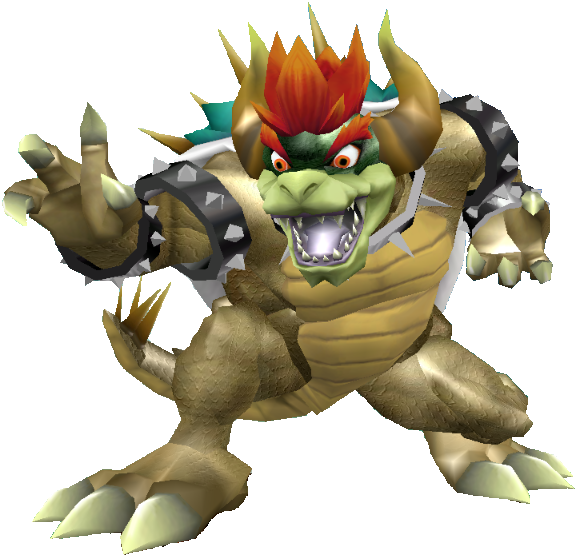 Giga Bowser Art - Smash Bros Brawl Giga Bowser (578x558), Png Download