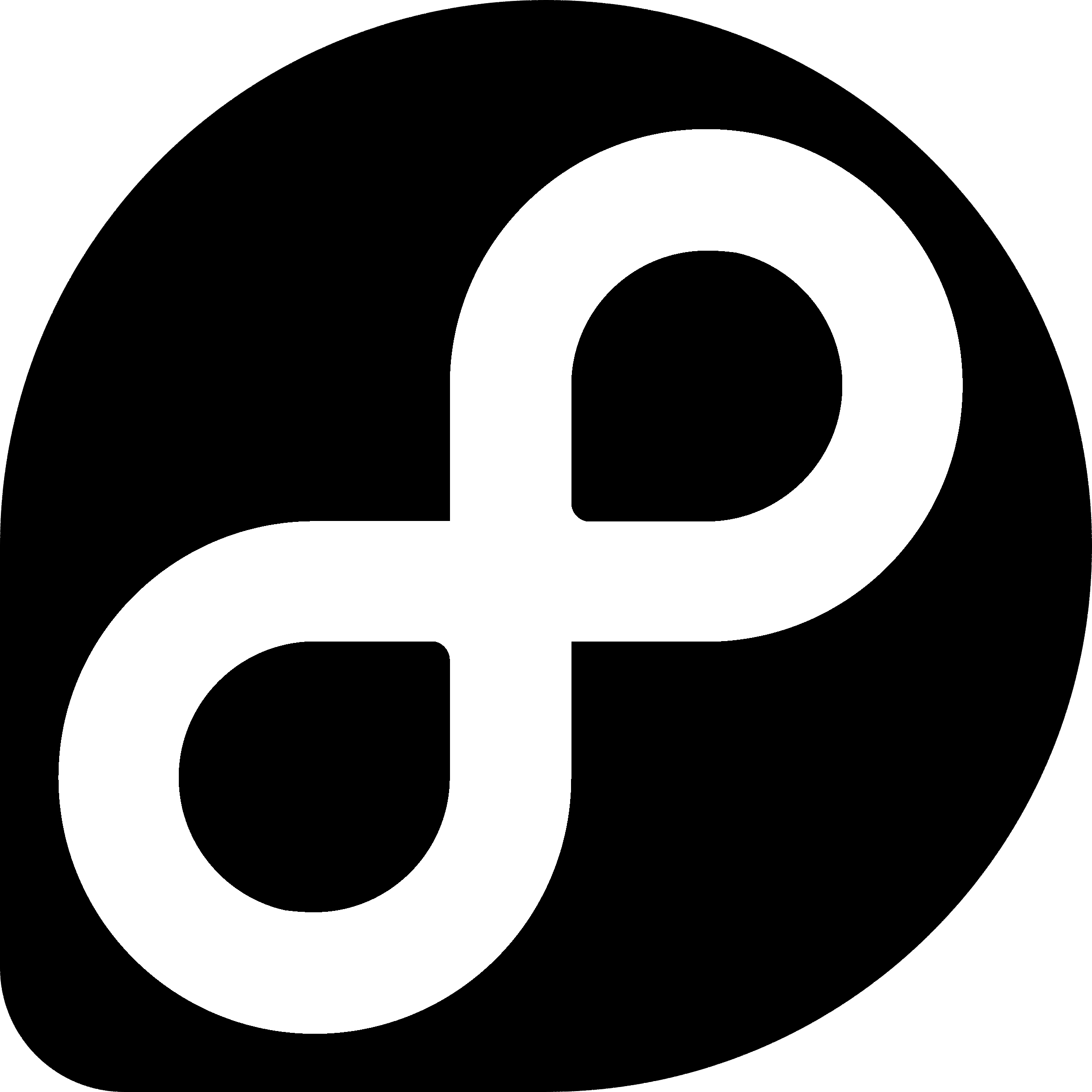 Fedora Logo Black And White - Fedora Logo Svg (2400x2400), Png Download