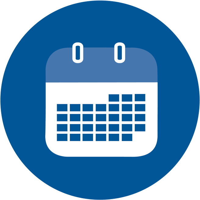 Calender Icon Blue - Date Blue Png Icon (905x905), Png Download