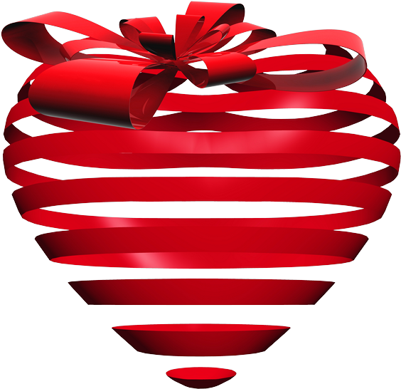 Transparent Heart Strips Png Clipart Pictureu200b Gallery - Valentine Transparent (600x593), Png Download