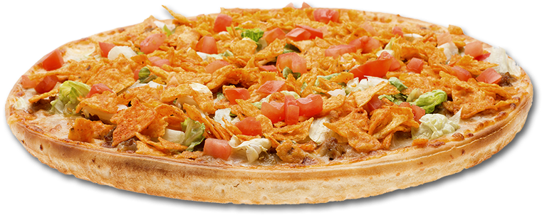 Taco - Taco Pizza Png (800x360), Png Download