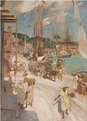 The Careenage, Barbados By Sir James Guthrie - Bridgetown (600x400), Png Download