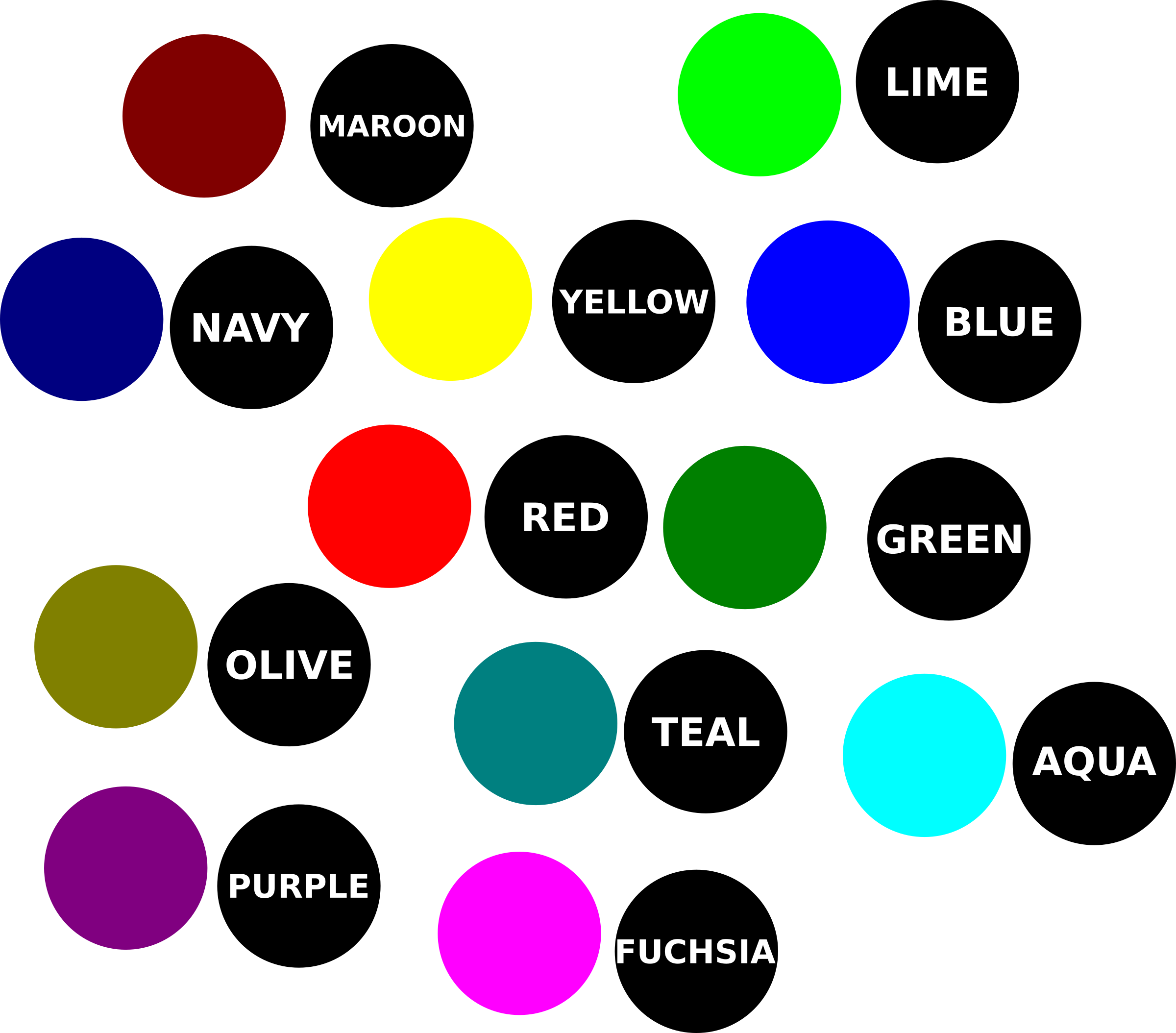 This Free Icons Png Design Of Color Dot (2400x2108), Png Download