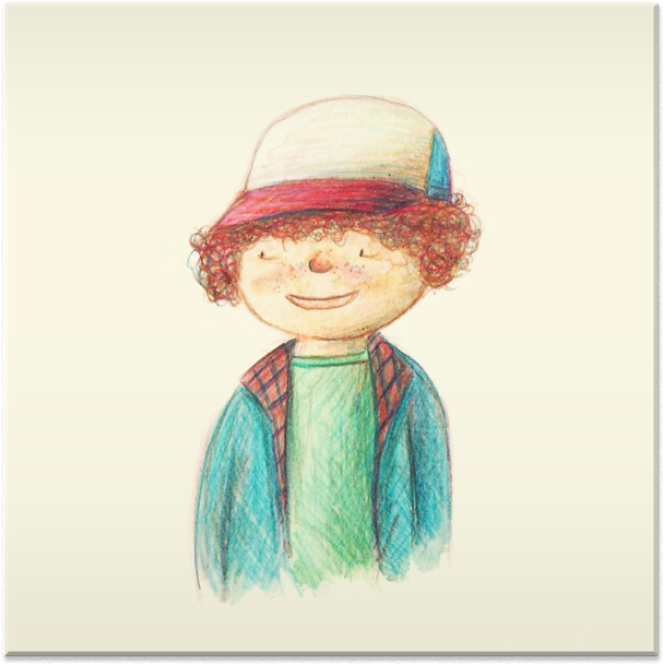 Stranger Things De Gabriela Gilna - Stranger Things (800x800), Png Download