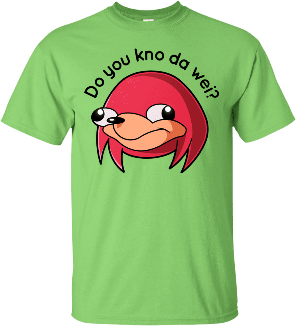 Ugandan Knuckles T-shirt - Ugandan Knuckles Etsy (1155x1155), Png Download