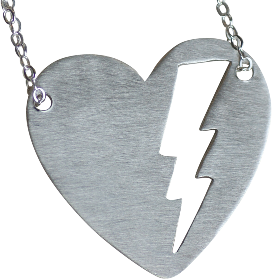 Fierce Heart Necklace (1000x971), Png Download